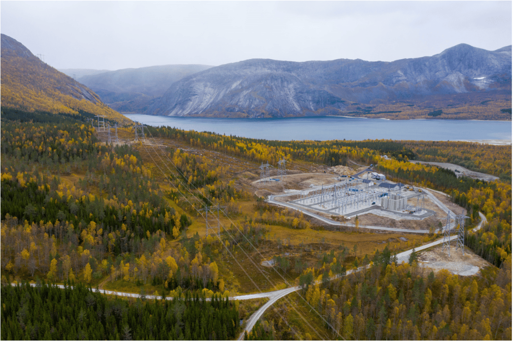 Landscape and substation