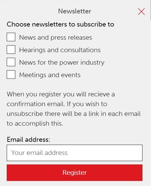 Newsletter overview