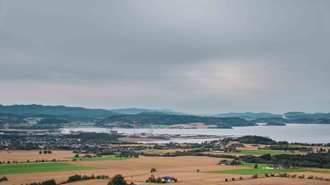 Oversiktsbilde fra Verdal