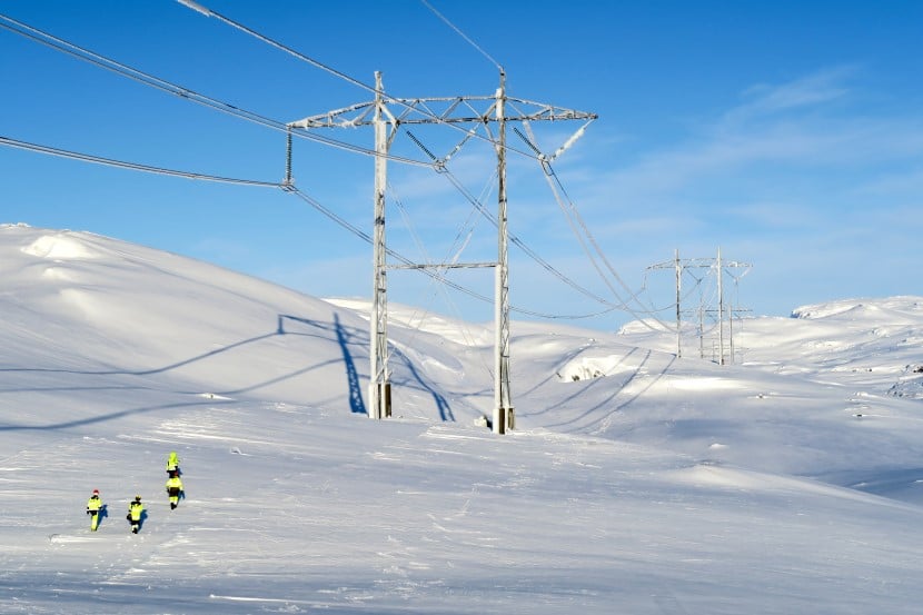 Master i vinterlandskap