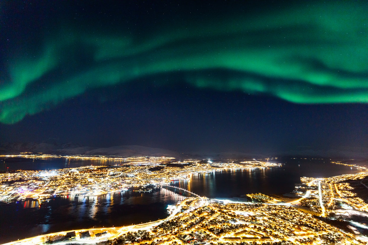 Tromsø om natten