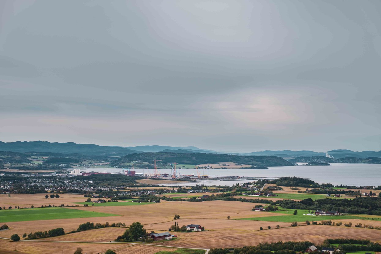 Oversiktsbilde fra Verdal