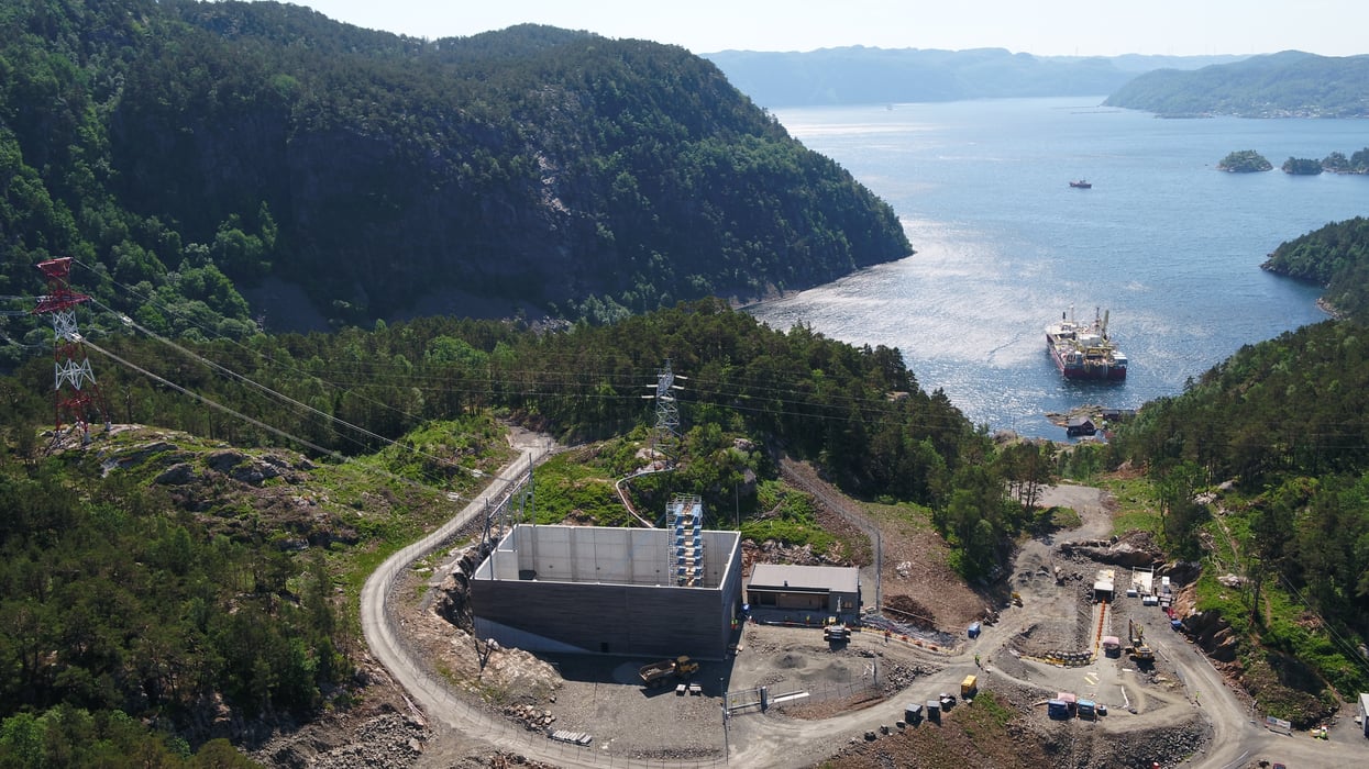 Bilde av Vollesfjorden ved Flekkefjord
