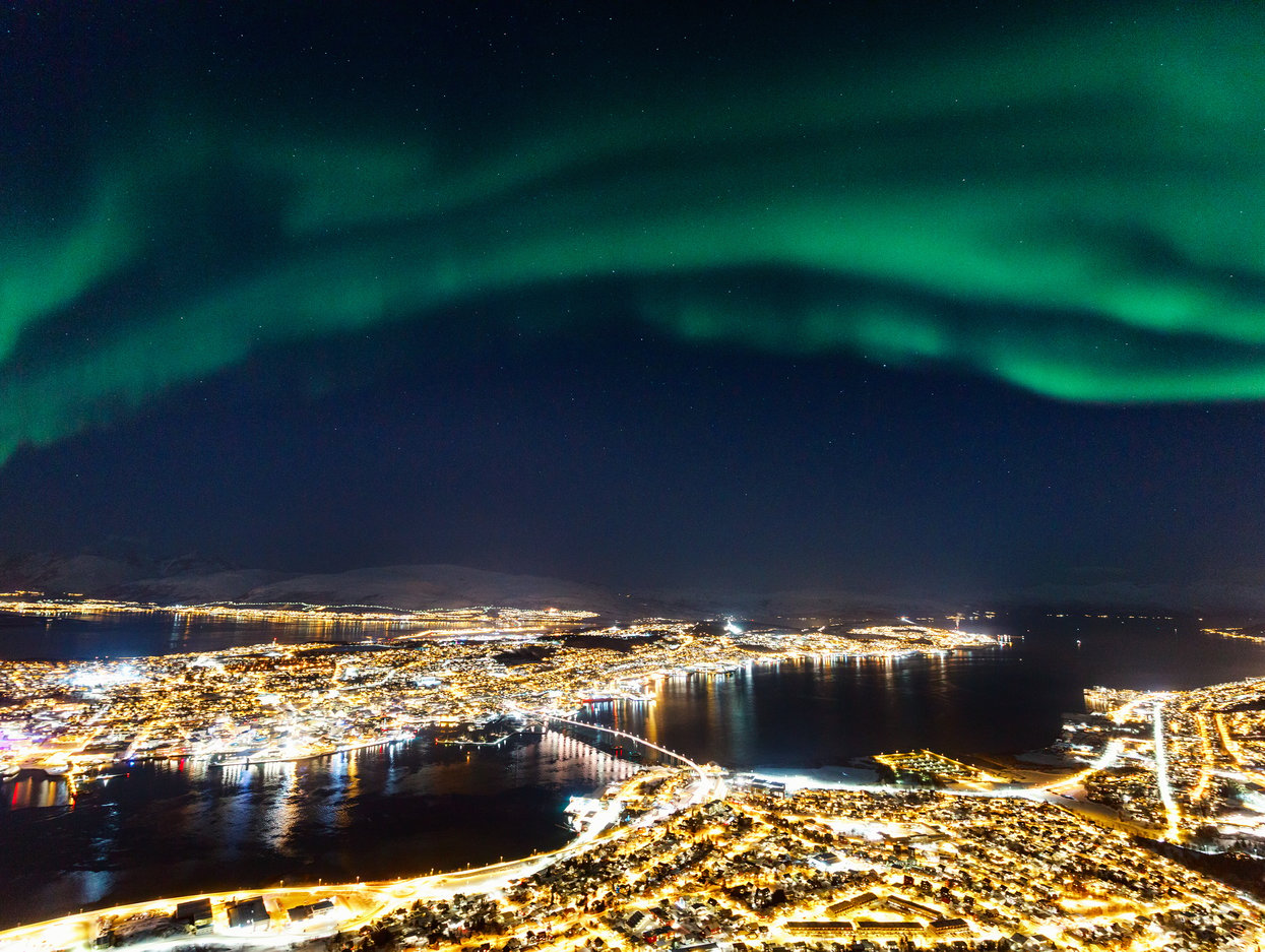 Tromsø om natten