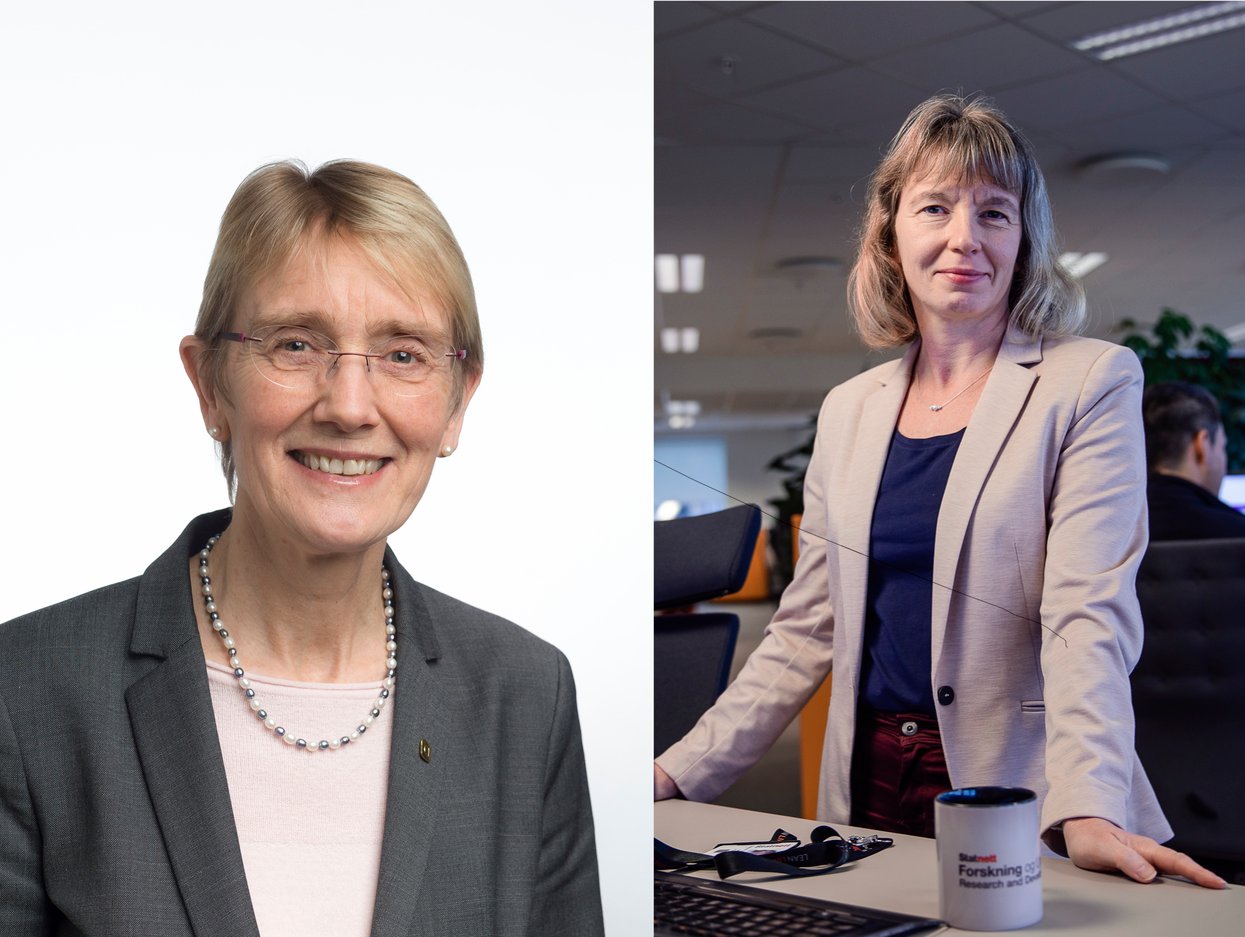Portretter av Sonja og Anne