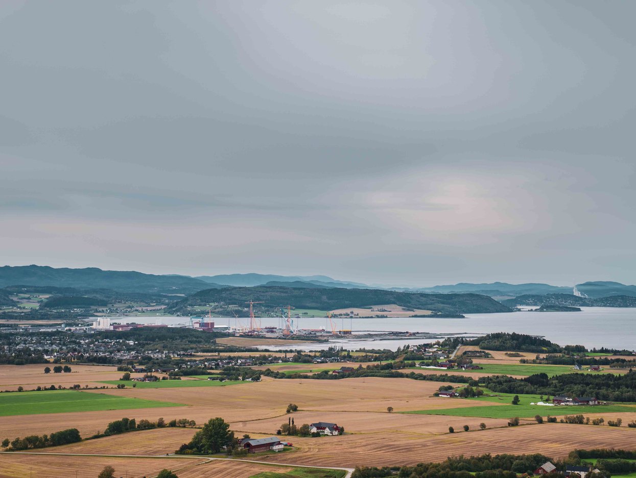Oversiktsbilde fra Verdal