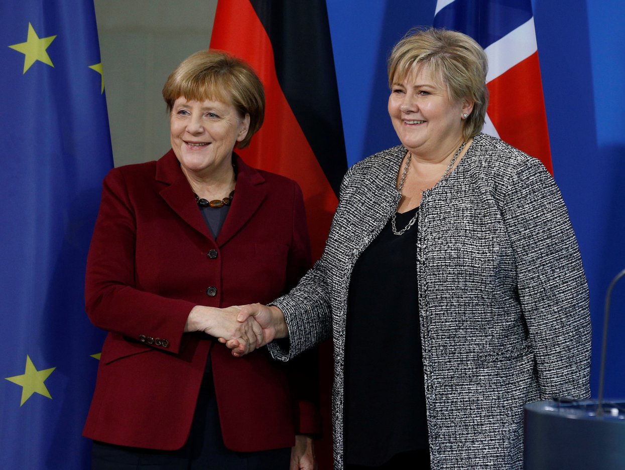 Erna Solberg og Angela Merkel åpner NordLink