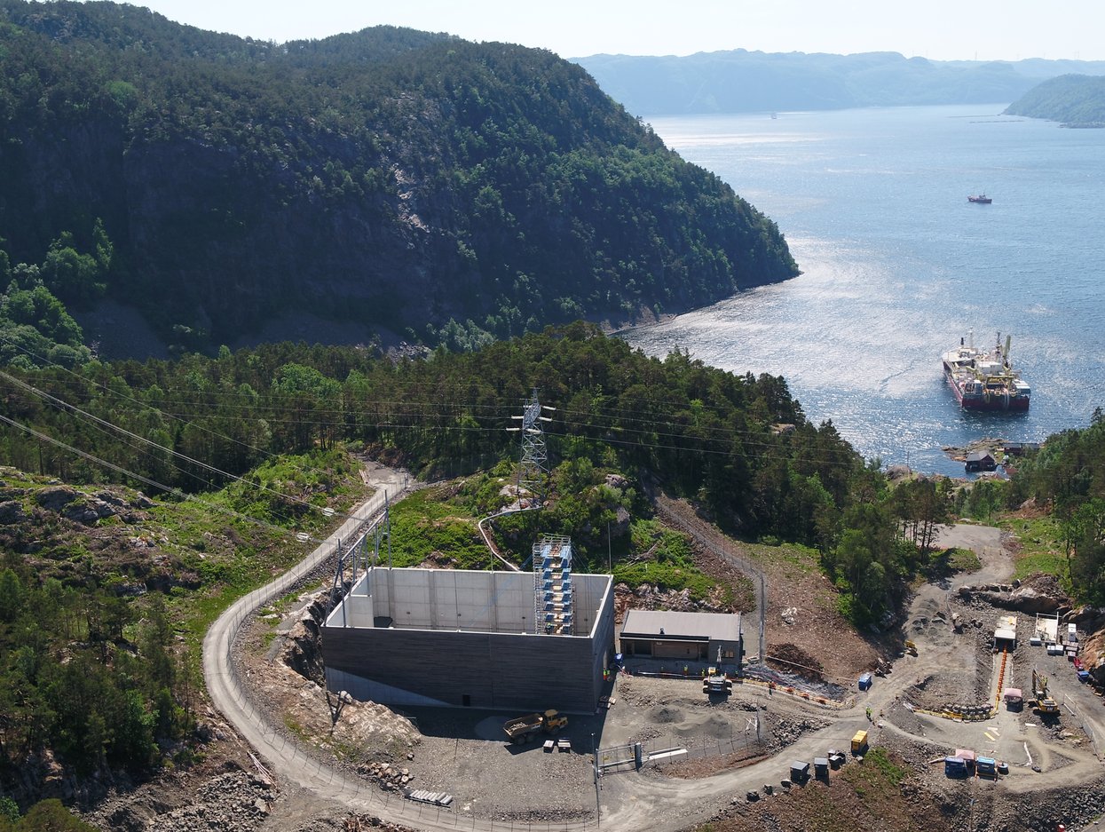 Bilde av Vollesfjorden ved Flekkefjord
