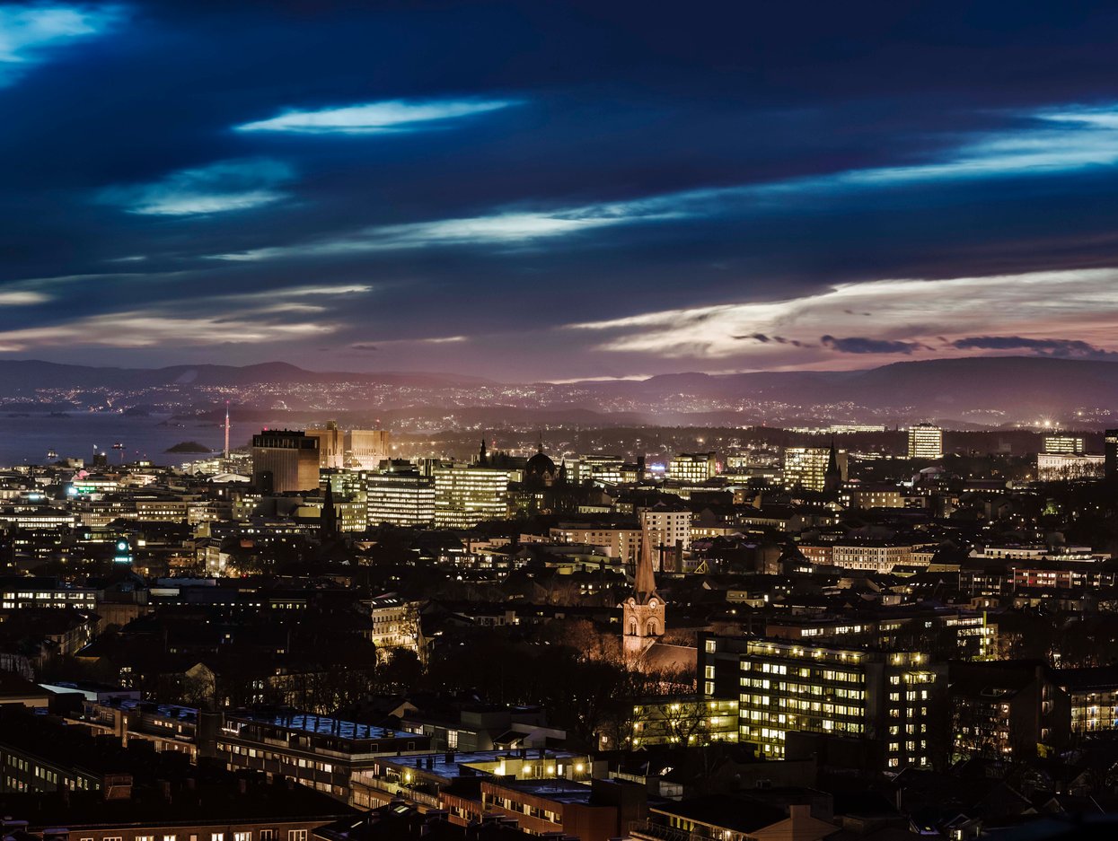 Oslo om natten