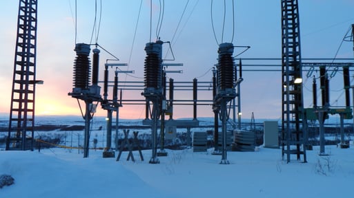 Illustration of a substation