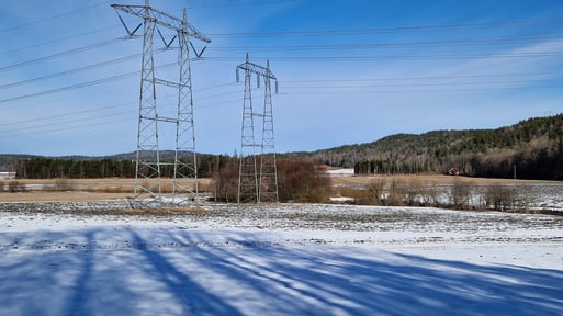 Bilde av høyspentmast