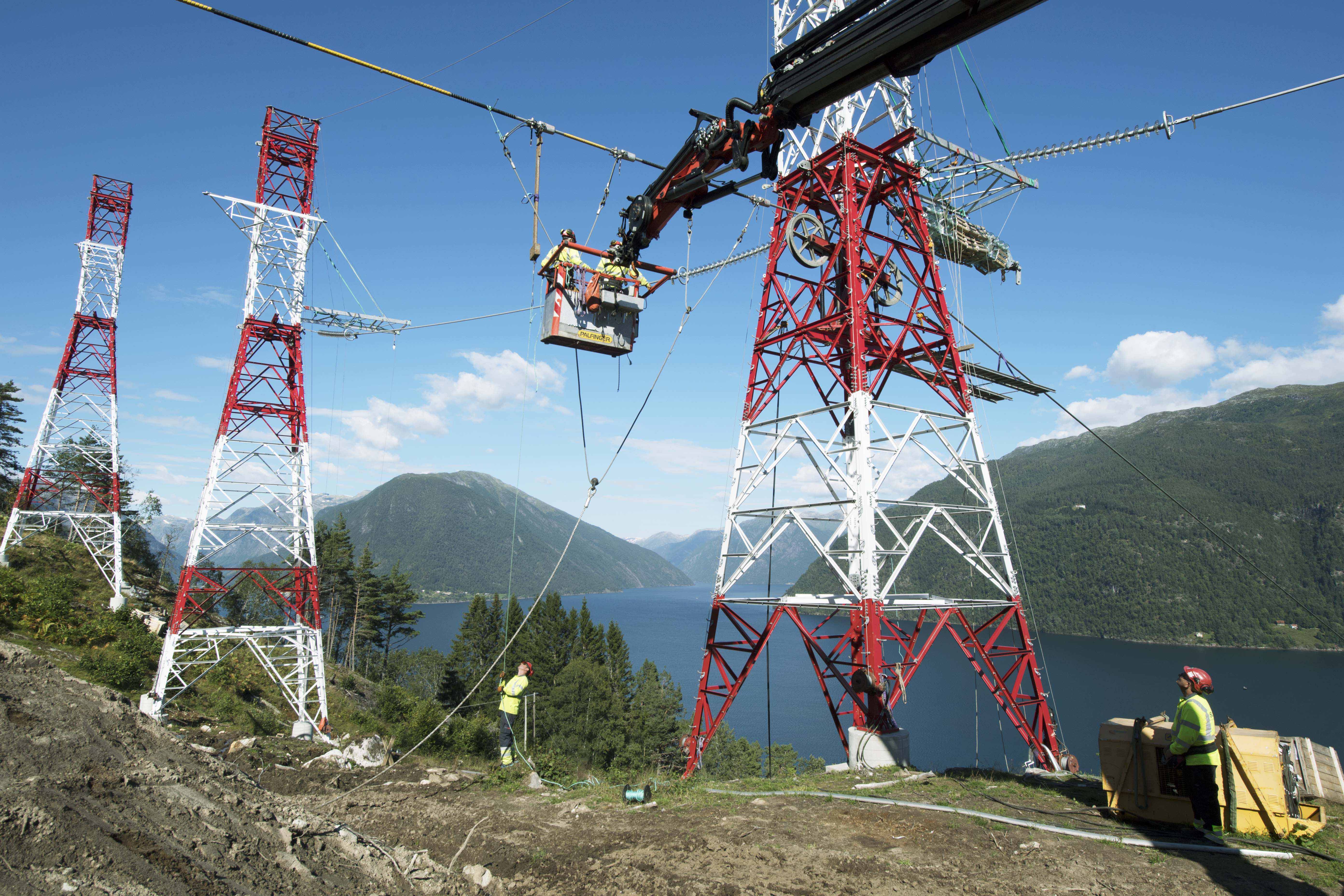 Arbeid med fjordspenn