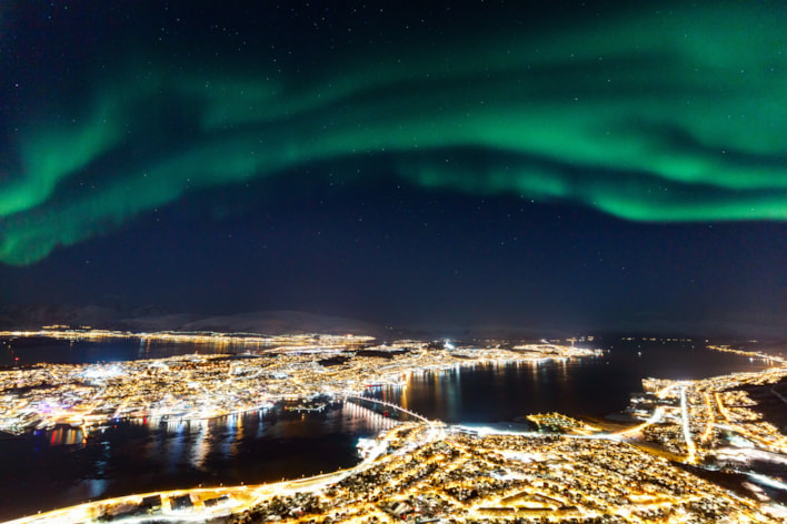 Tromsø om natten