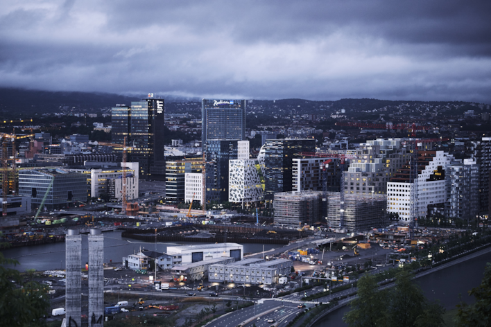 Oslo by om sommernatten
