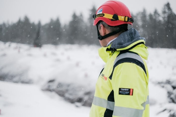 Person med vernetøy