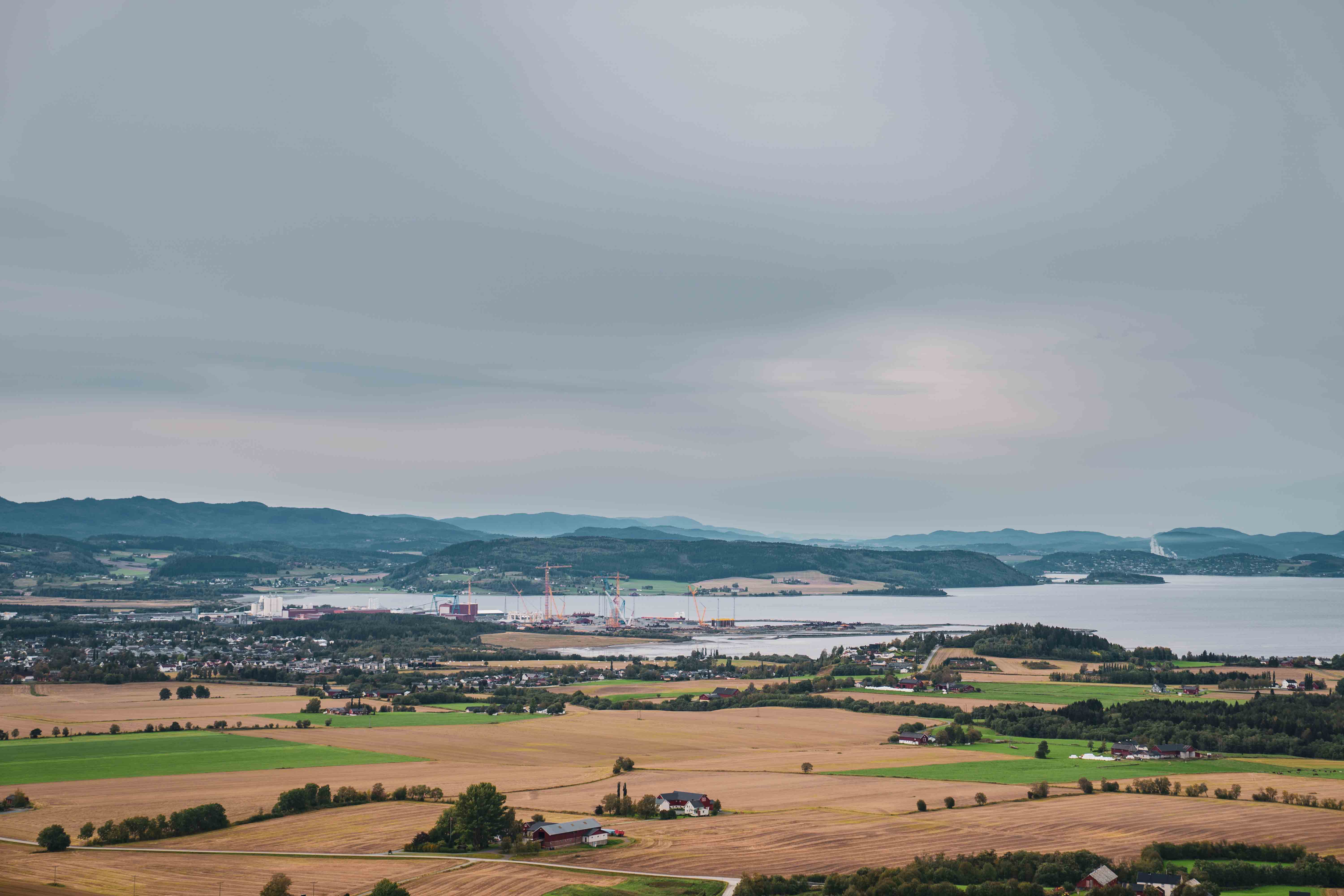 Oversiktsbilde fra Verdal