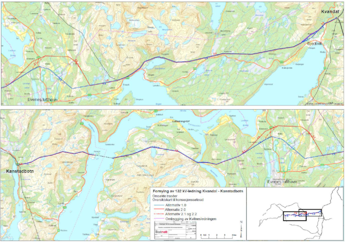 Kart over konsesjonsområdet