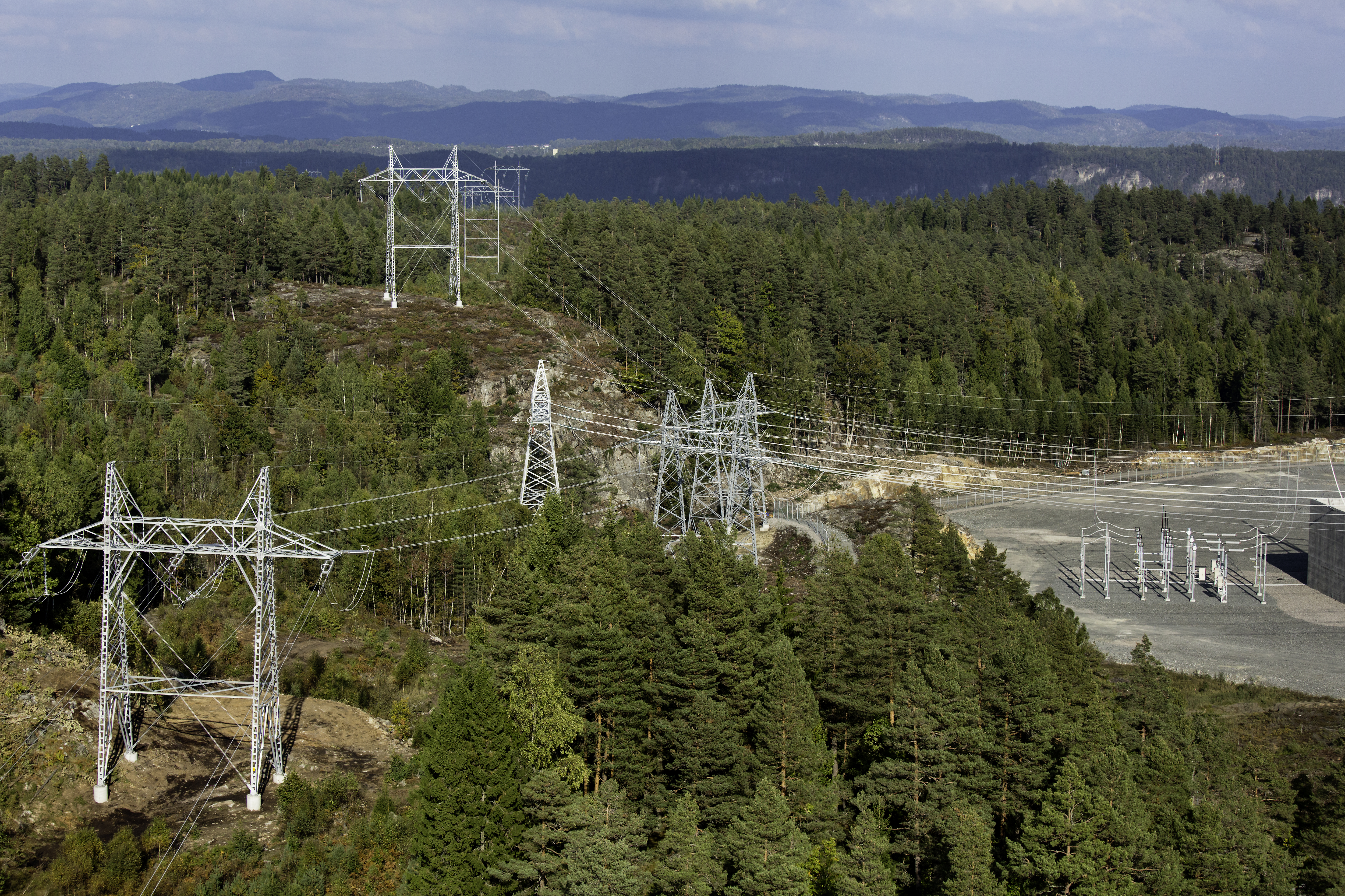 Kraftledninger i Bamble