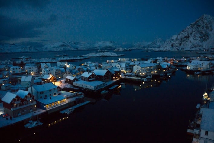Lofoten by night