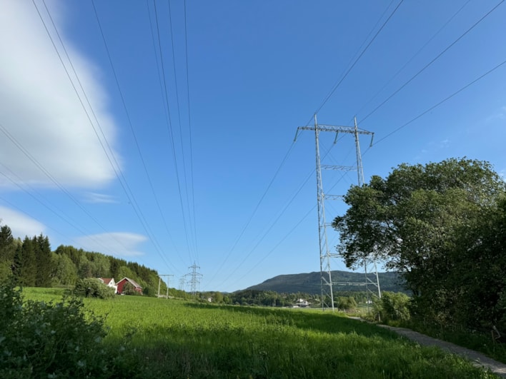 Hovedstrømledning i Grenland