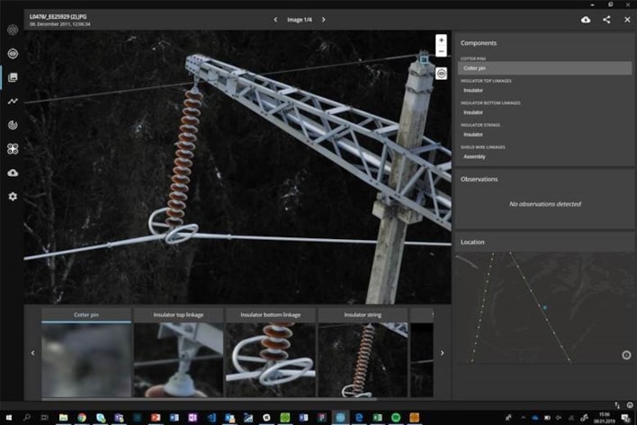 Connected Drone, en integrert droneplattform. Skjermbilde
