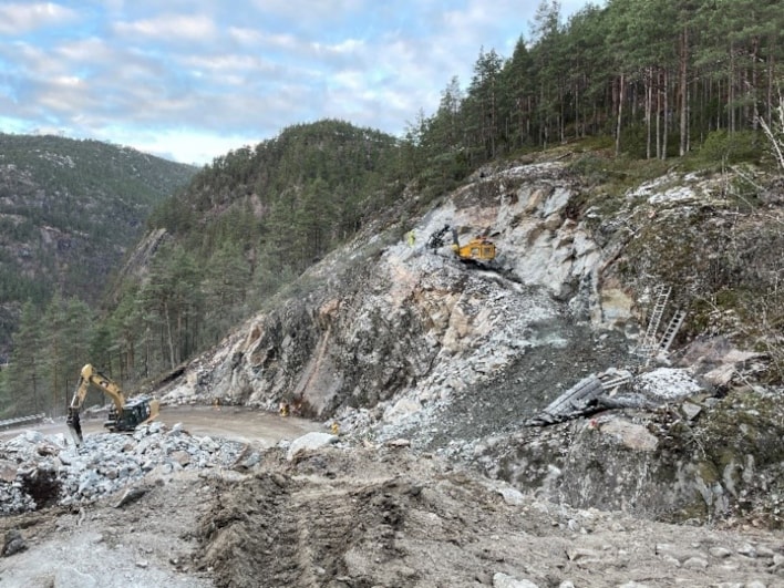 Veiarbeid og fjell