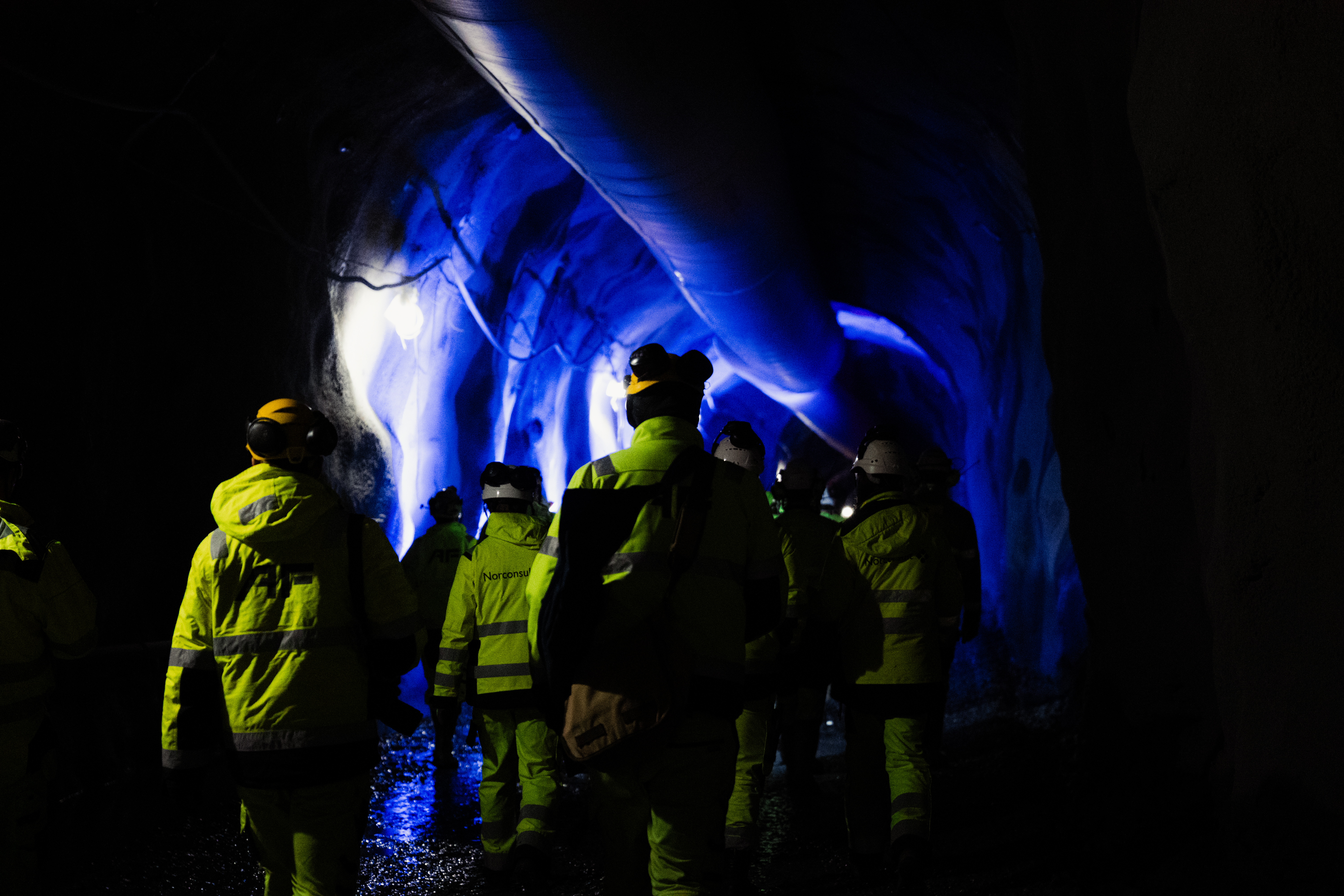 Verneklær med ryggen til