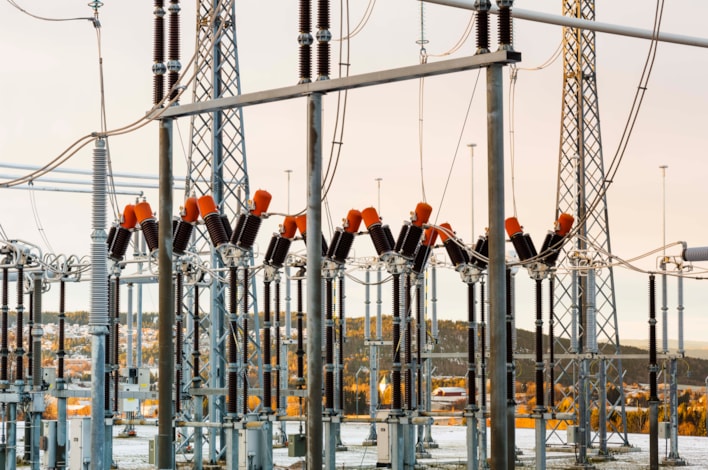 Bilde av elektriske komponenter