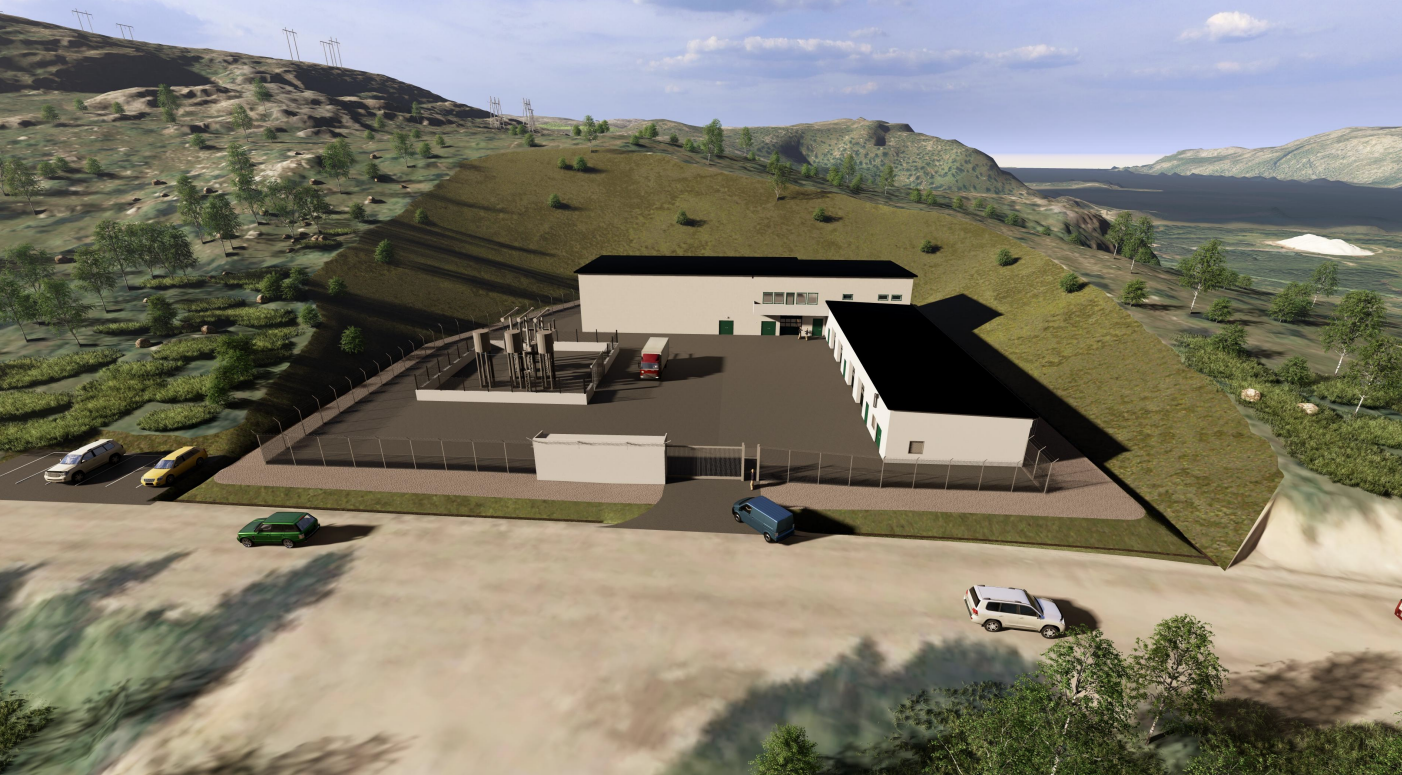 stasjon, skog, fjell 